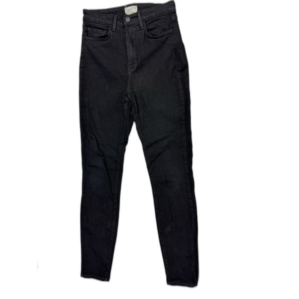 L'Agence Size 27 Womens Jeans Black High Rise Stretch Skinny